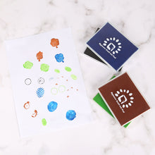 Load image into Gallery viewer, Myboree Craft Washable Square Large Ink Pads Stamps for Kids DIY Projects Scrapbooking Stamping 4 Colors Set 2