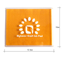 Load image into Gallery viewer, Myboree Craft Washable Square Large Ink Pads Stamps for Kids DIY Projects Scrapbooking Stamping 4 Colors Set