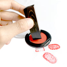 Load image into Gallery viewer, Myboree Quick Drying Ink Thumbprint Pad Fingerprint Pad for Identification Notarization